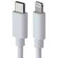 Universal 3.3-Ft USB-C to Lightning 8-Pin MFI Cable for iPhone/iPad - White