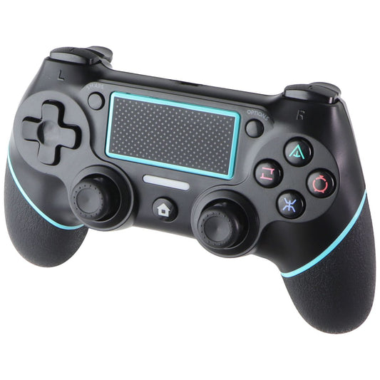 Railay Wireless Rechargeable Gaming Controller for Sony PS4 - Black/Light Blue Gaming/Console - Controllers & Attachments Unbranded - Simple Cell Bulk Wholesale Pricing - USA Seller
