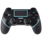 Railay Wireless Rechargeable Gaming Controller for Sony PS4 - Black/Light Blue Gaming/Console - Controllers & Attachments Unbranded - Simple Cell Bulk Wholesale Pricing - USA Seller
