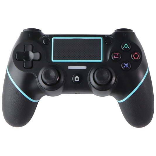Railay Wireless Rechargeable Gaming Controller for Sony PS4 - Black/Light Blue Gaming/Console - Controllers & Attachments Unbranded - Simple Cell Bulk Wholesale Pricing - USA Seller