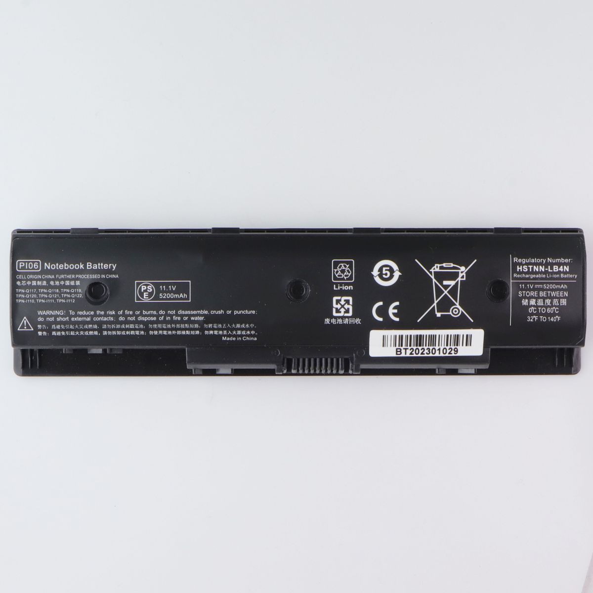 Repair Part - Rechargeable P106 5200mAh 11.1V Battery for HP Laptops HSTNN-LB4N Laptop Replacement Parts - Other Unbranded - Simple Cell Bulk Wholesale Pricing - USA Seller