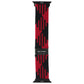 Braided Nylon Band for Apple Watch (38/40/41mm) Cases - Black/Red Smart Watch Accessories - Watch Bands Unbranded - Simple Cell Bulk Wholesale Pricing - USA Seller