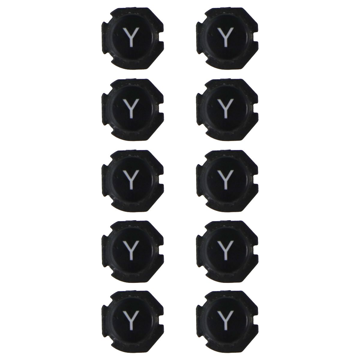 Repair Part - (Y) Button for Joy Con Controller (10 Pack) Gaming/Console - Replacement Parts & Tools Unbranded - Simple Cell Bulk Wholesale Pricing - USA Seller