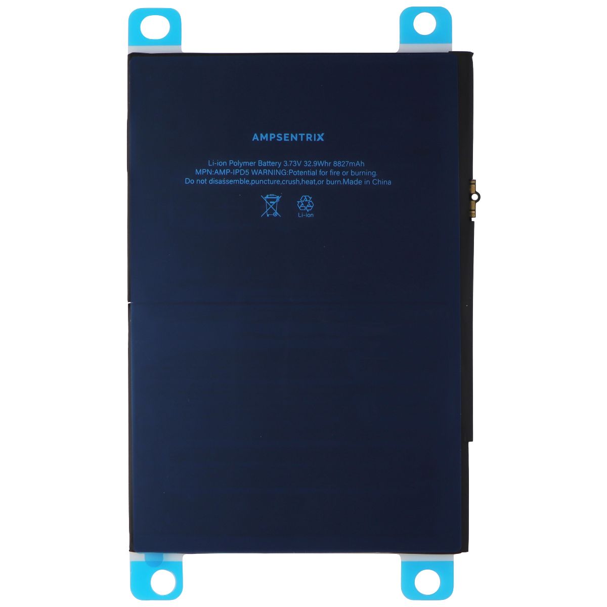 Repair Part - Replacement 8827mAh Battery (AMP-IPD5) for Apple iPad 5 Cell Phone - Replacement Parts & Tools Unbranded - Simple Cell Bulk Wholesale Pricing - USA Seller