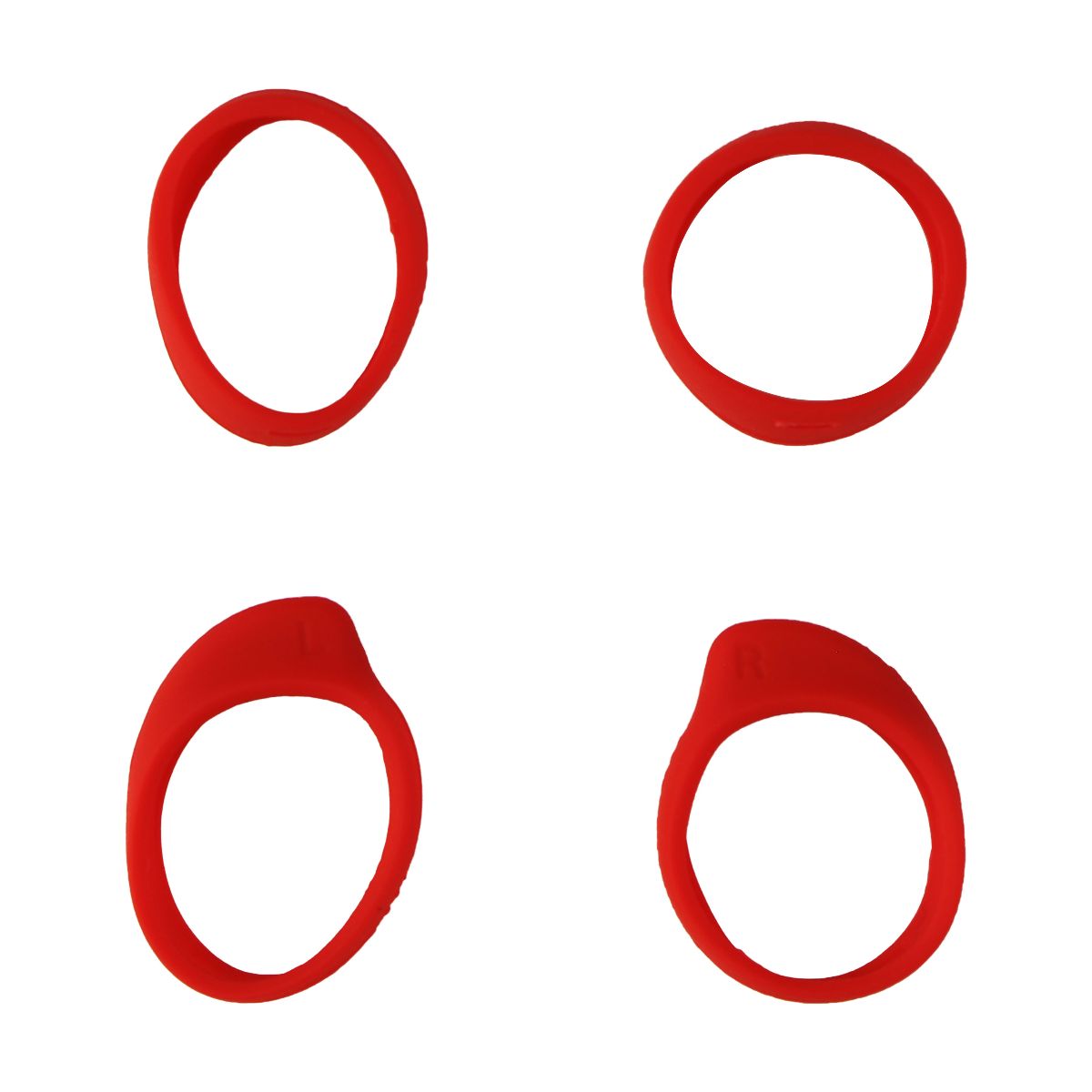 Replacement Ear-Wings for Galaxy Buds & (Buds+) - Large / Small (2 Pack) - Red Portable Audio & Headphones - Replacement Parts & Tools Unbranded    - Simple Cell Bulk Wholesale Pricing - USA Seller