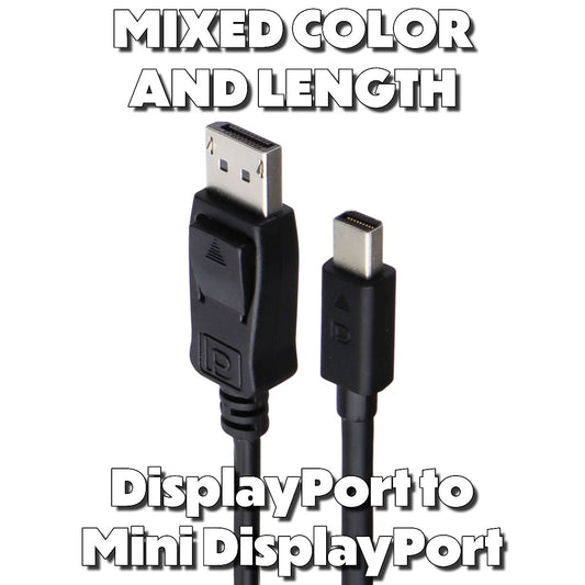 Generic & Mixed DisplayPort to Mini DisplayPort Audio/Video Cables - Mixed Style TV, Video & Audio Accessories - Video Cables & Interconnects Unbranded    - Simple Cell Bulk Wholesale Pricing - USA Seller