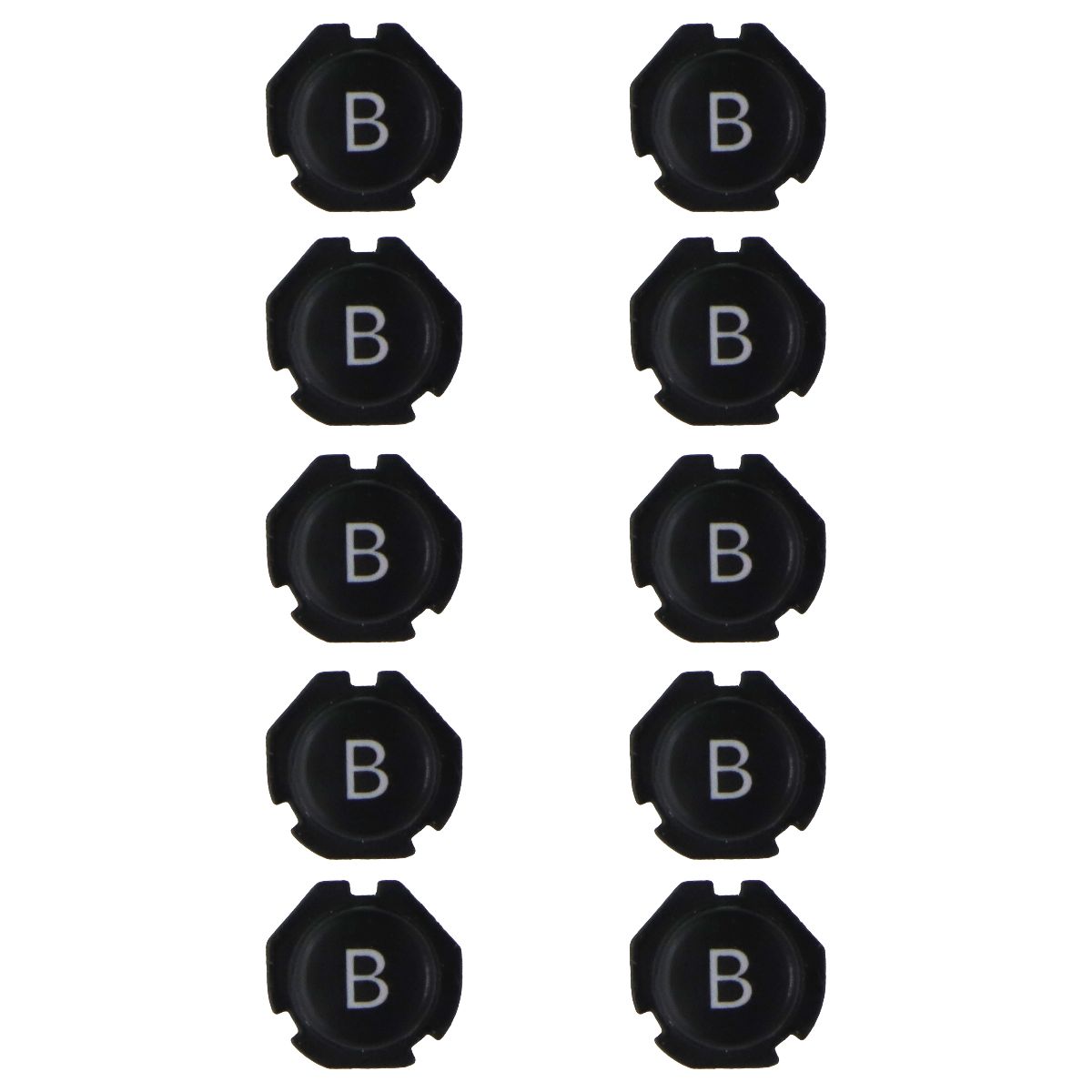 Repair Part - (B) Button for Joy Con Controller (10 Pack) Gaming/Console - Replacement Parts & Tools Unbranded - Simple Cell Bulk Wholesale Pricing - USA Seller