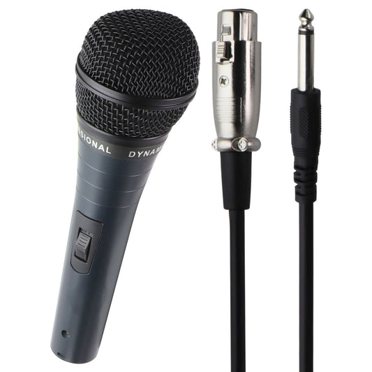 Professional Dynamic XLR Microphone w/ XLR to 1/4-in Cable - Teal/Black Pro Audio Equipment - Microphones Unbranded    - Simple Cell Bulk Wholesale Pricing - USA Seller