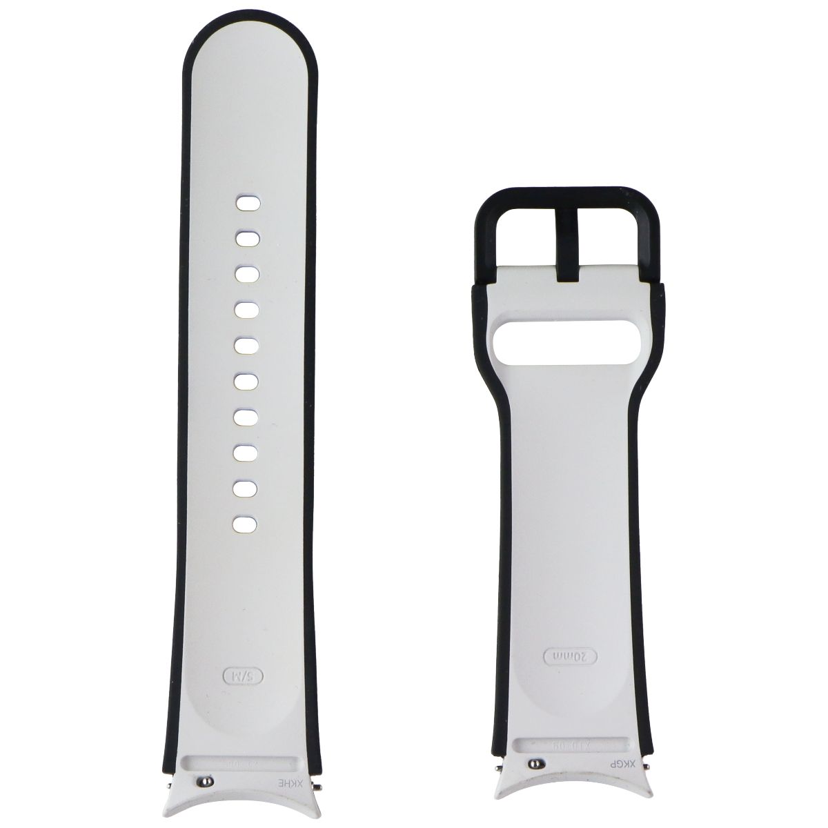 Generic Watch Sport Band 20mm Small/Medium - Gray / Black Smart Watch Accessories - Watch Bands Unbranded - Simple Cell Bulk Wholesale Pricing - USA Seller