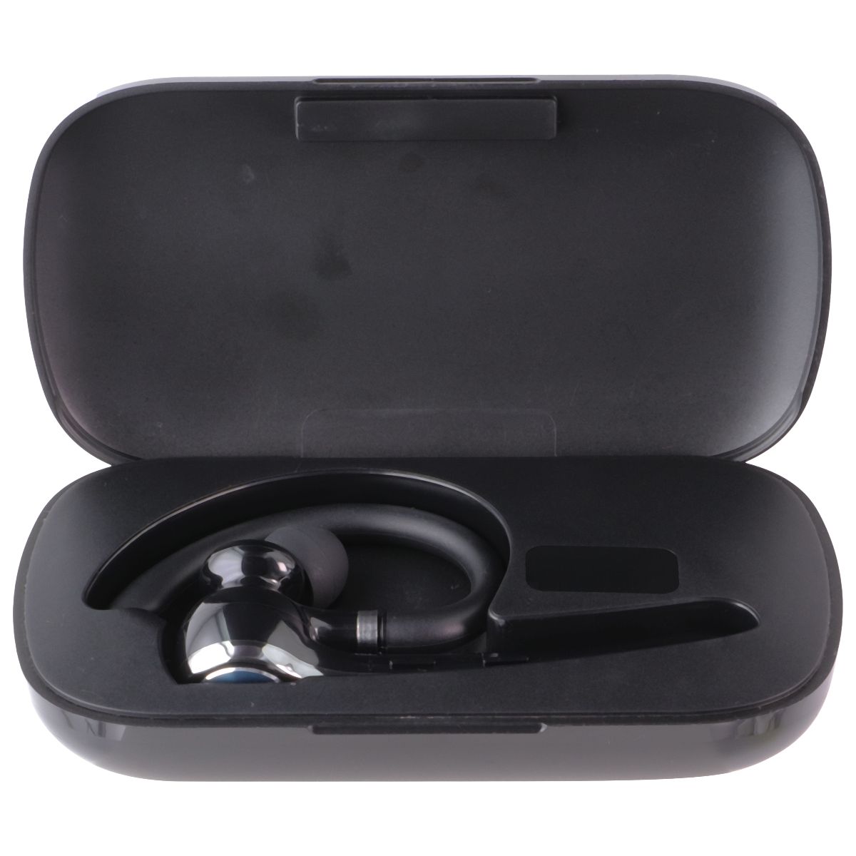 G7 Portable Wireless One Ear Headset with 500mAh Charging Case - Black