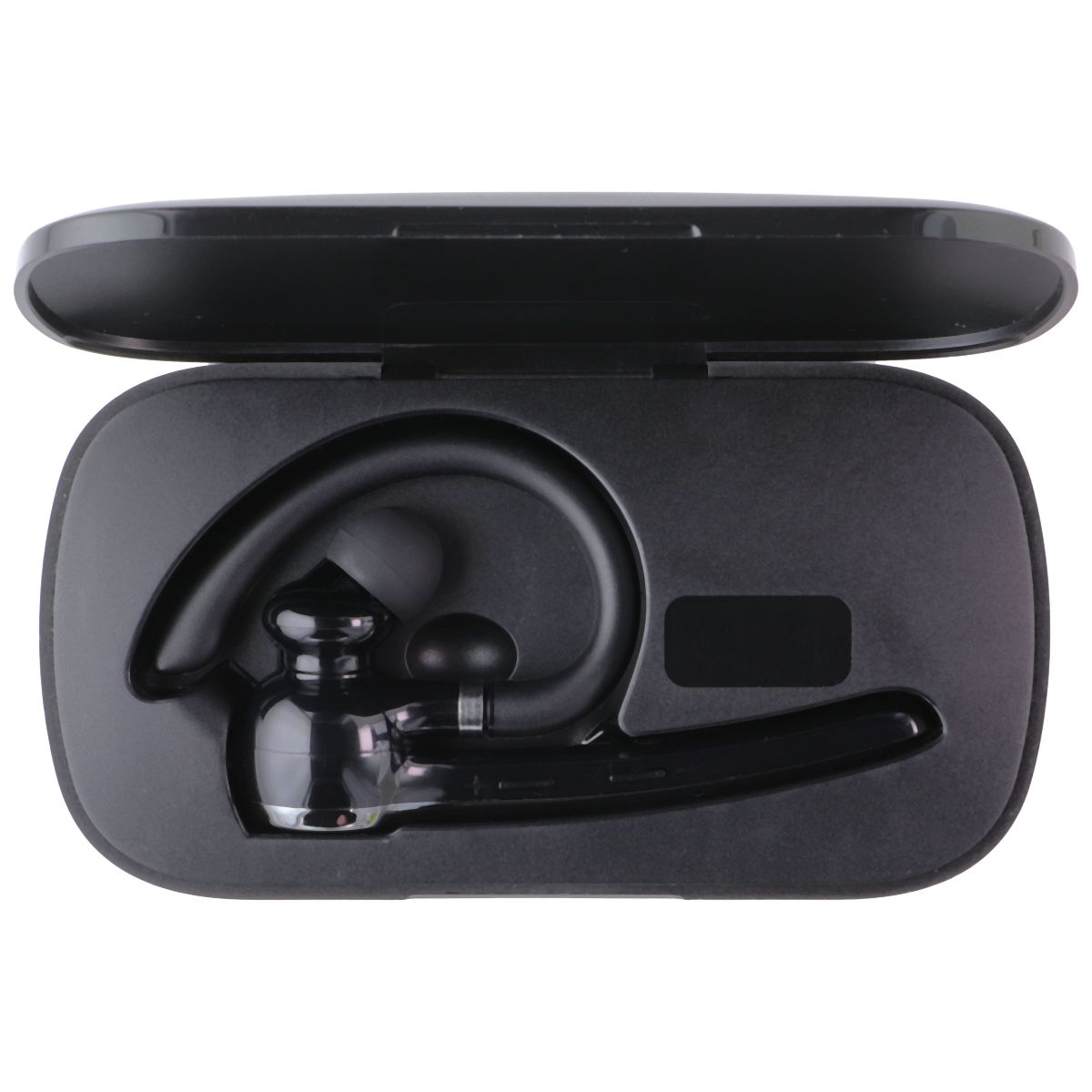 G7 Portable Wireless One Ear Headset with 500mAh Charging Case - Black