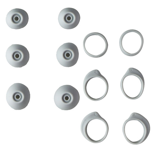 Replacement Ear Gels & Stabilizer for Galaxy Buds - (Full Set) - Silver Portable Audio & Headphones - Replacement Parts & Tools Unbranded    - Simple Cell Bulk Wholesale Pricing - USA Seller