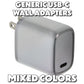 Universal 5V/3A USB-C Wall Charger - Multi-Brand Travel Adapter (Mixed Colors) Cell Phone - Chargers & Cradles Unbranded - Simple Cell Bulk Wholesale Pricing - USA Seller