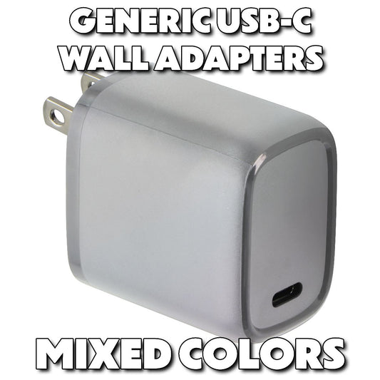 Universal 5V/3A USB-C Wall Charger - Multi-Brand Travel Adapter (Mixed Colors)