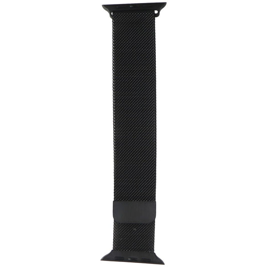 Metal Milanese Style Band for Apple Watch (49/45/44mm) Cases - Black Smart Watch Accessories - Watch Bands Unbranded - Simple Cell Bulk Wholesale Pricing - USA Seller