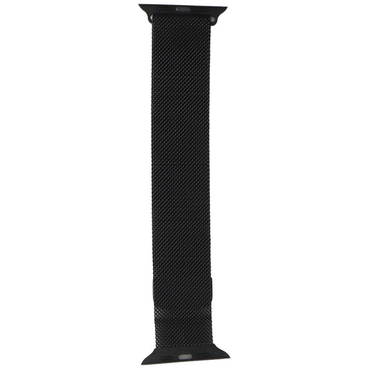 Metal Milanese Style Band for Apple Watch (49/45/44mm) Cases - Black Smart Watch Accessories - Watch Bands Unbranded - Simple Cell Bulk Wholesale Pricing - USA Seller