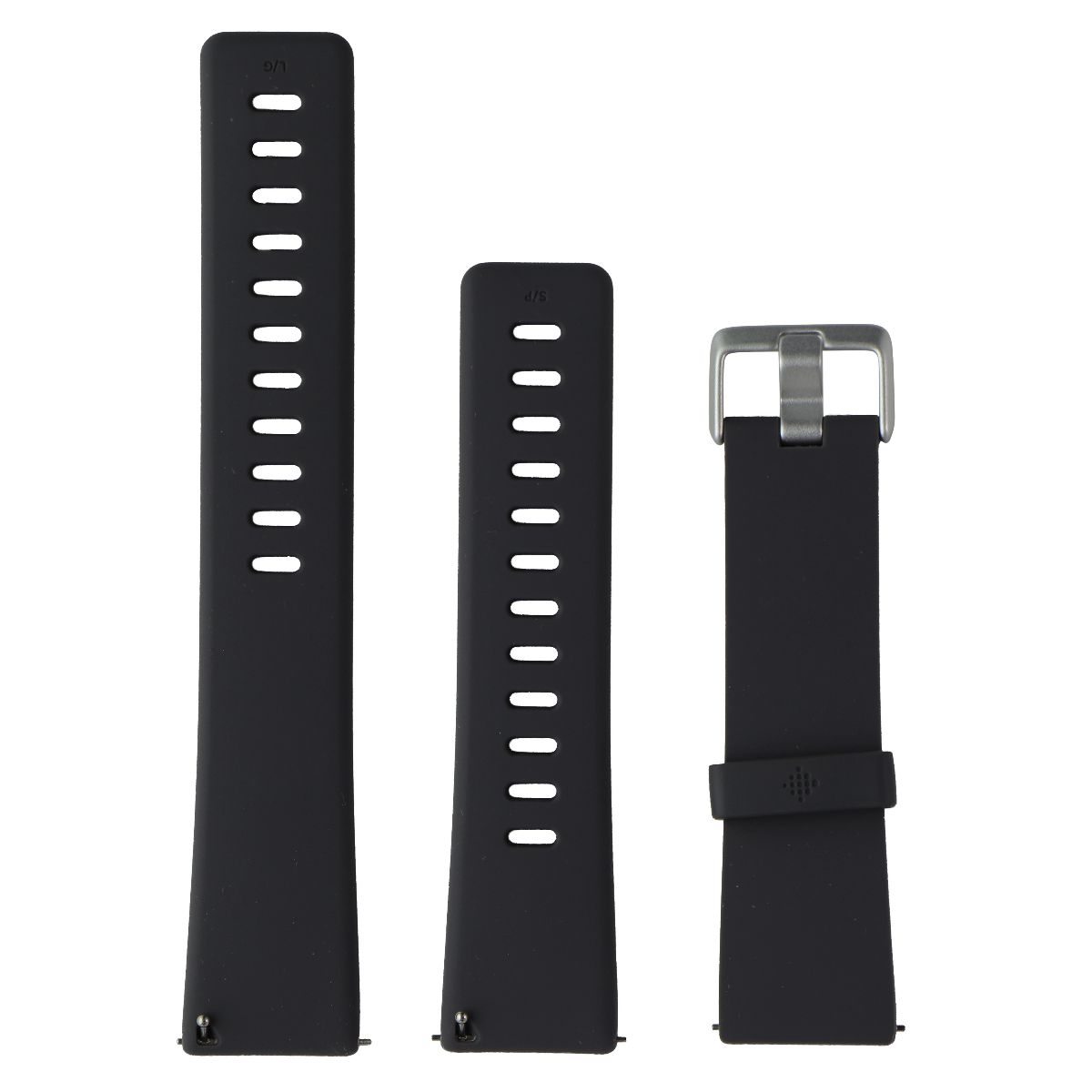 Replacement Wrist Band for Fitbit Versa (FULL SET) - Gray / Silver Clasp Smart Watch Accessories - Watch Bands Unbranded - Simple Cell Bulk Wholesale Pricing - USA Seller