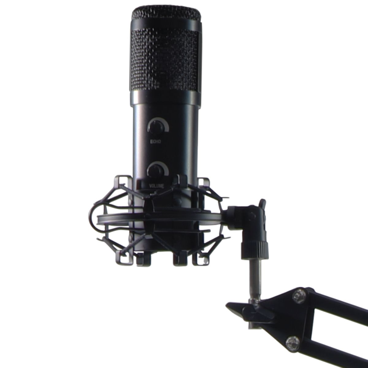Professional Plug & Play PC Computer Podcast Condenser Microphone - Black Computer Accessories - Microphones Unbranded - Simple Cell Bulk Wholesale Pricing - USA Seller