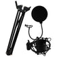 Professional Plug & Play PC Computer Podcast Condenser Microphone - Black Computer Accessories - Microphones Unbranded - Simple Cell Bulk Wholesale Pricing - USA Seller