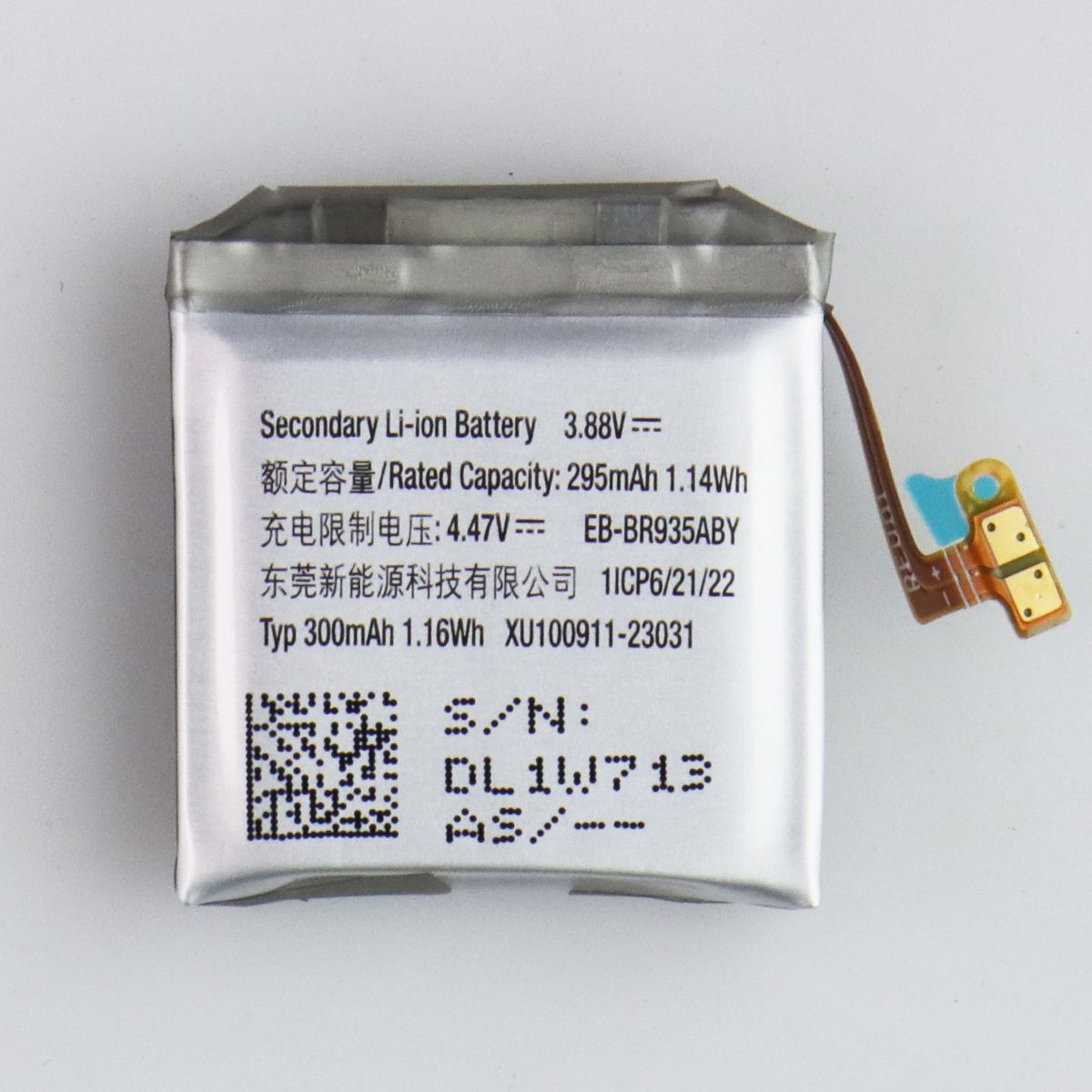 Repair Part - Battery (240mAh) for Galaxy Watch 6 CS-SMR930SH / EB-BR935ABY Cell Phone - Replacement Parts & Tools Samsung - Simple Cell Bulk Wholesale Pricing - USA Seller