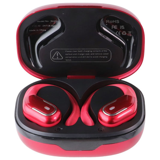 Generic BX27 True Wireless Bluetooth Ear-Hook Headset - Glossy Red