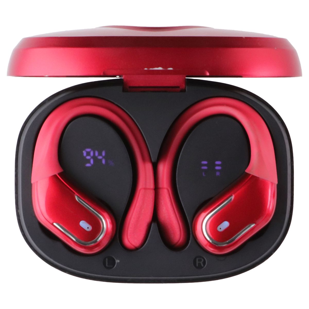 Generic BX27 True Wireless Bluetooth Ear-Hook Headset - Glossy Red