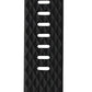 Silicone Replacement Band for Fitbit Charge 2 - Black / Silver (Diamonds) Smart Watch Accessories - Watch Bands Unbranded - Simple Cell Bulk Wholesale Pricing - USA Seller