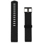 Silicone Replacement Band for Fitbit Charge 2 - Black / Silver (Diamonds) Smart Watch Accessories - Watch Bands Unbranded - Simple Cell Bulk Wholesale Pricing - USA Seller