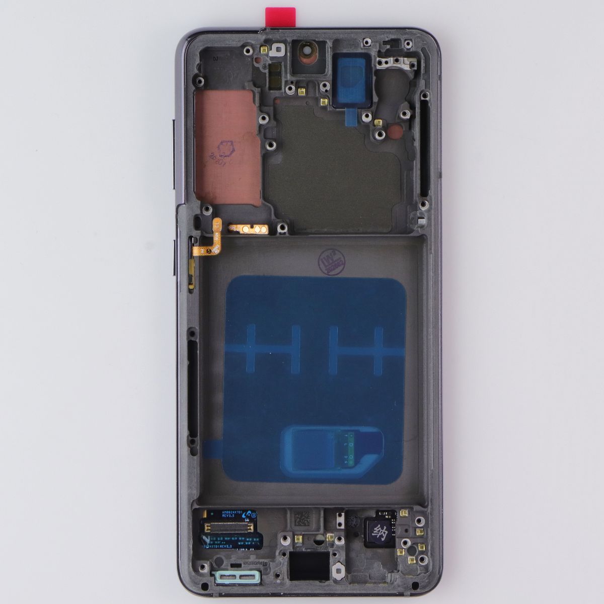 Repair Part - OLED Screen Assembly w/Frame for Samsung Galaxy S21 5G/G991 - Gray Cell Phone - Replacement Parts & Tools Unbranded - Simple Cell Bulk Wholesale Pricing - USA Seller