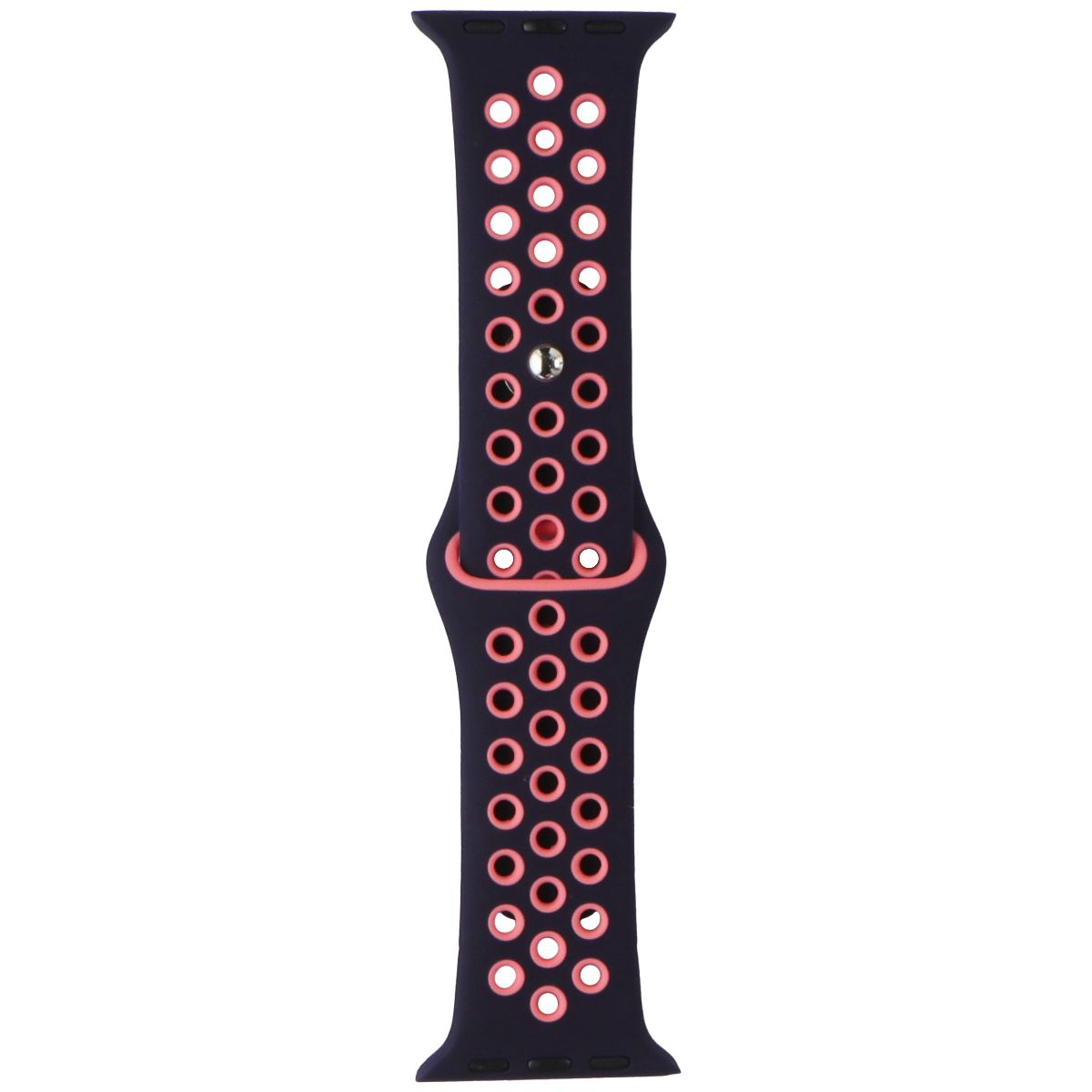 Silicone Sport Band for Apple Watch (38/40/41mm) Cases - Blue/Orange Smart Watch Accessories - Watch Bands Unbranded - Simple Cell Bulk Wholesale Pricing - USA Seller