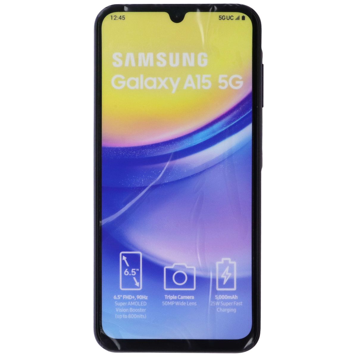Dummy Display Non-Functioning Mock Phone - Samsung Galaxy A15 5G - Blue Black