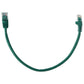 Generic CAT5e UTP Booted 350MHz Ethernet RJ-45 Patch Cable - Green/1-ft (10 Pk) Computer/Network - Ethernet Cables (RJ-45, 8P8C) Unbranded - Simple Cell Bulk Wholesale Pricing - USA Seller