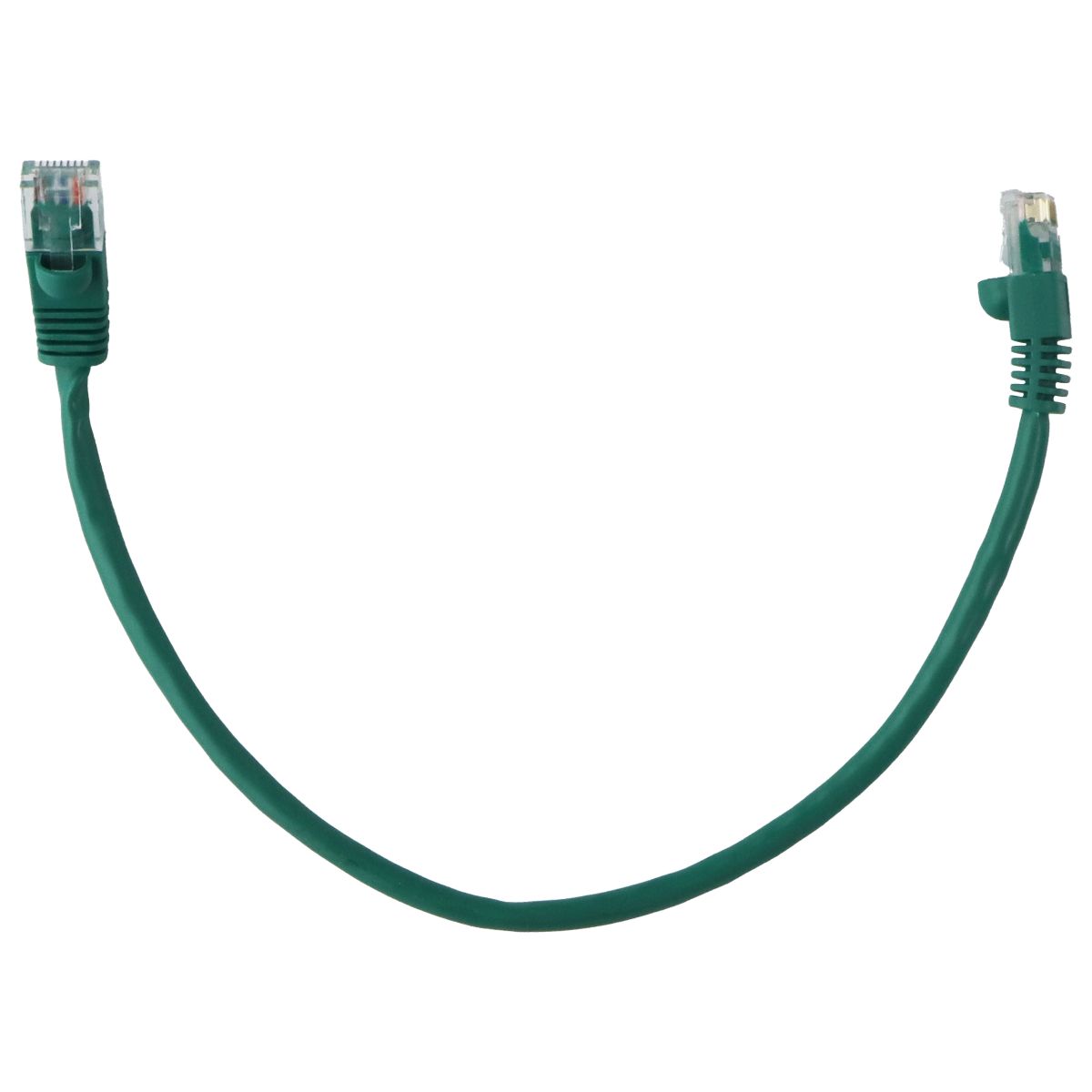 Generic CAT5e UTP Booted 350MHz Ethernet RJ-45 Patch Cable - Green/1-ft (10 Pk) Computer/Network - Ethernet Cables (RJ-45, 8P8C) Unbranded - Simple Cell Bulk Wholesale Pricing - USA Seller