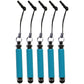 Mini Keychain Stylus Pens for Touchscreen Devices - Light Blue - 5 Pack Cell Phone - Styluses Unbranded - Simple Cell Bulk Wholesale Pricing - USA Seller