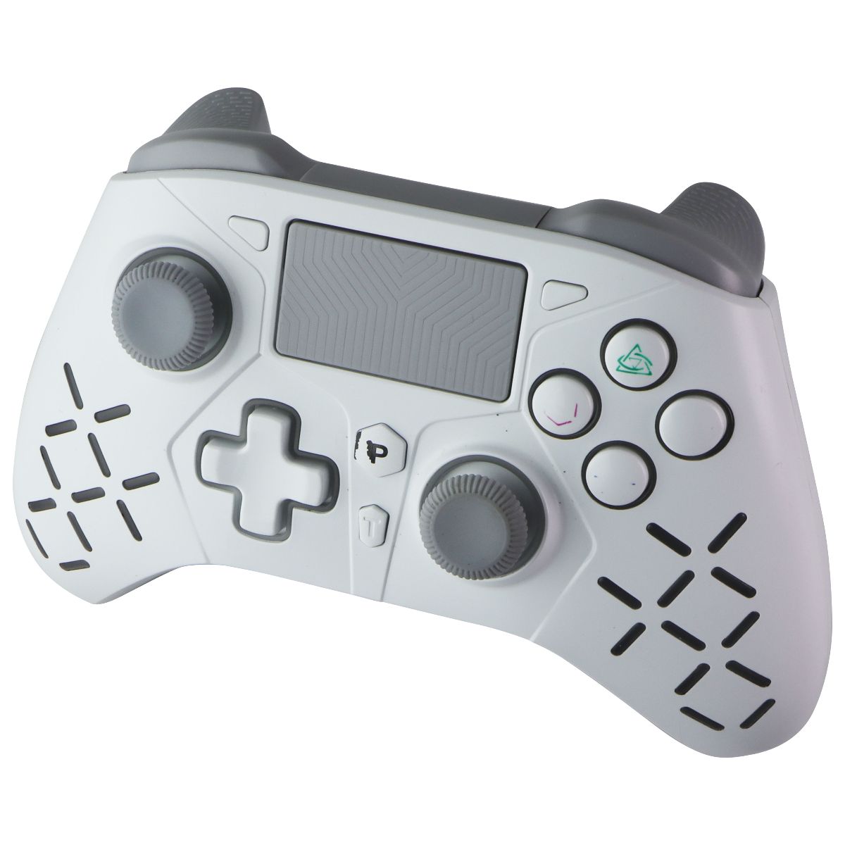 Generic Wireless Controller (RH-419) for Sony PlayStation 4 (PS4) - White/Gray Gaming/Console - Controllers & Attachments Unbranded - Simple Cell Bulk Wholesale Pricing - USA Seller