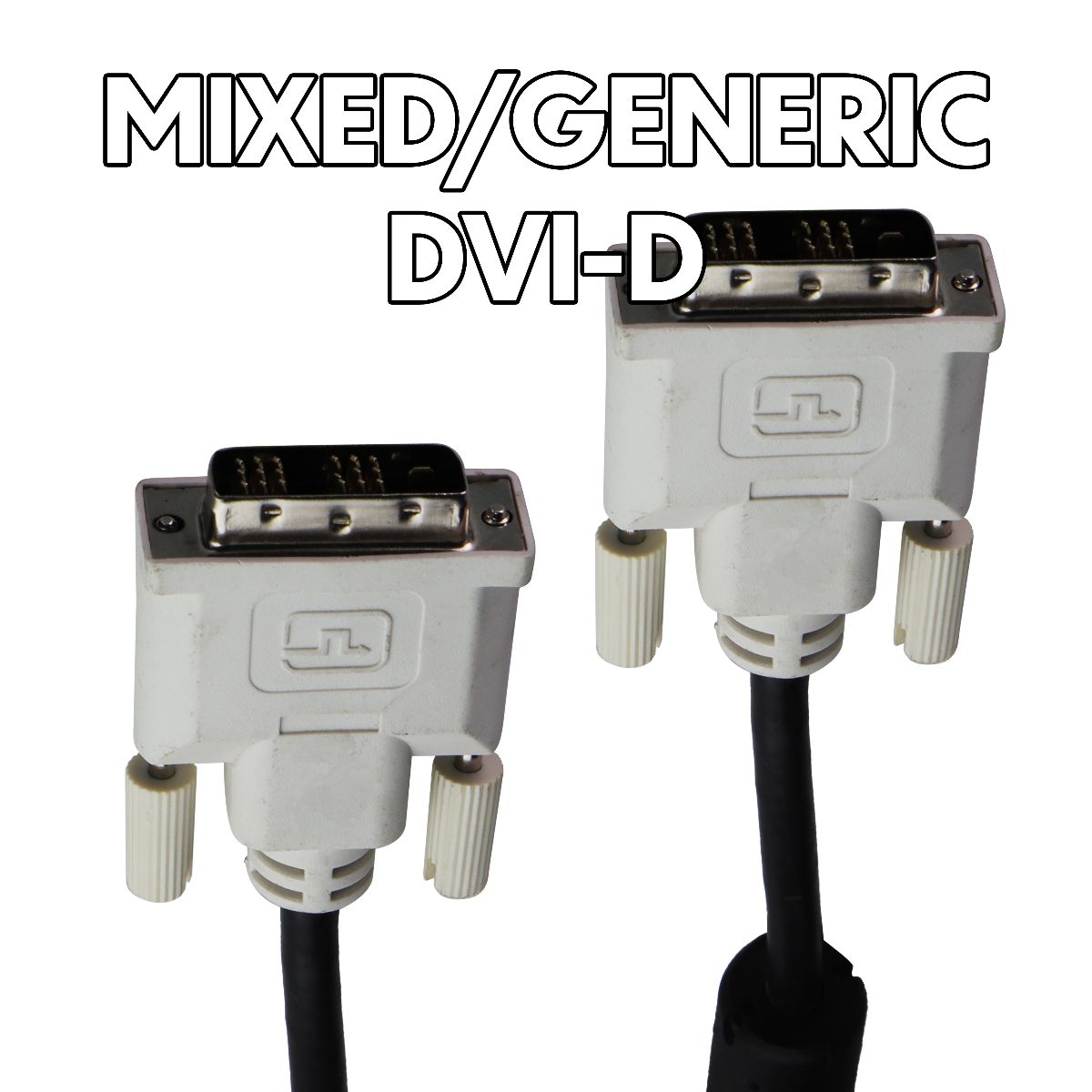 Mixed & Generic Single Link DVI-D to DVI-D Digital Video Cables TV, Video & Audio Accessories - Video Cables & Interconnects Unbranded    - Simple Cell Bulk Wholesale Pricing - USA Seller