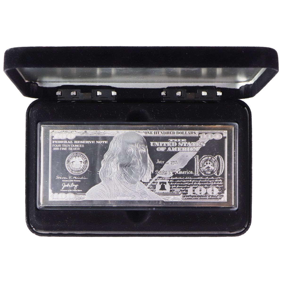 United States 2020 One Hundred Dollar Quarter Pound (4 oz) .999 Fine Silver Note Coins & Paper Money - Other US Coins Unbranded - Simple Cell Bulk Wholesale Pricing - USA Seller