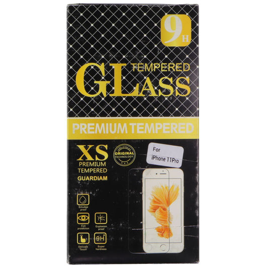 Premium Tempered Glass (10-Pack) for Apple iPhone 11 Pro - Clear Cell Phone - Screen Protectors Unbranded    - Simple Cell Bulk Wholesale Pricing - USA Seller