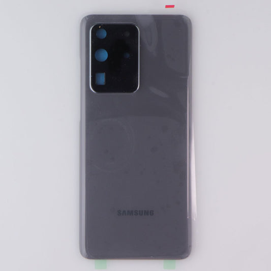 Repair Part - Back Glass Panel + Cam Lens for S20 Ultra (Cosmic Gray) Cell Phone - Replacement Parts & Tools Unbranded - Simple Cell Bulk Wholesale Pricing - USA Seller