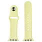 Generic Silicone Band for Apple Watch (38/40mm) Small Band + Clasp - Yellow
