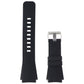 Generic Silicone Watch Band (22mm) Medium/Large with Metal Clasp - Black Smart Watch Accessories - Watch Bands Unbranded - Simple Cell Bulk Wholesale Pricing - USA Seller