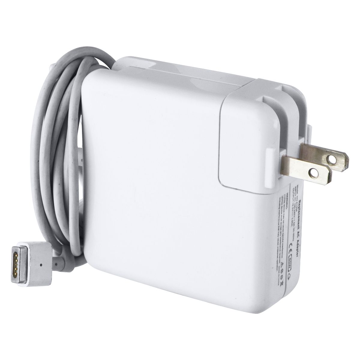 Replacement 60W MagSafe 1st Gen AC Adapter (A1334) 16.5V/3.65A - White Computer Accessories - Laptop Power Adapters/Chargers Unbranded - Simple Cell Bulk Wholesale Pricing - USA Seller