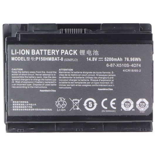 Repair Part - 14.8V 76W Battery for Clevo P150HMBAT-8 5200mAh Computer Accessories - Laptop Batteries Unbranded - Simple Cell Bulk Wholesale Pricing - USA Seller