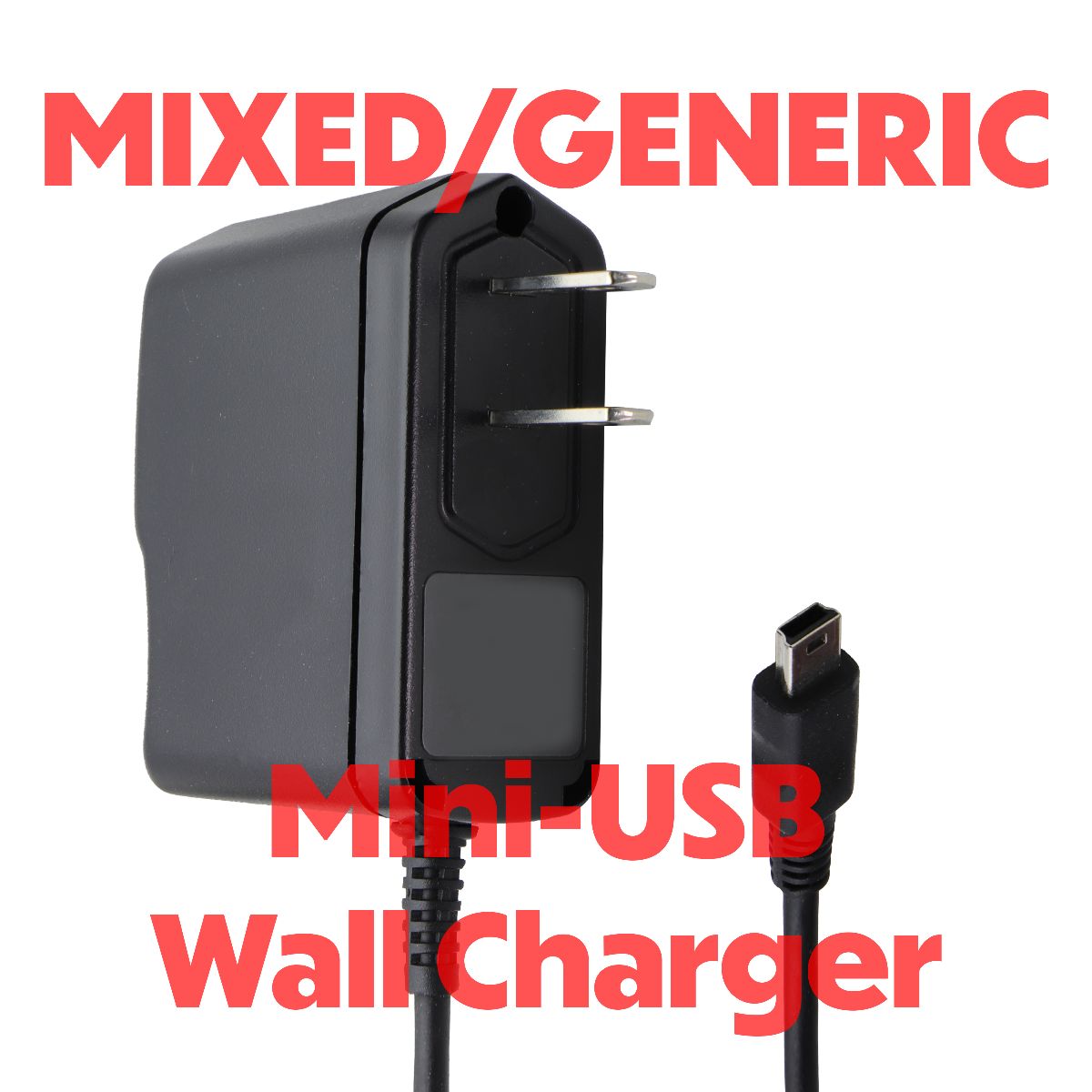 Mixed/Generic Corded Mini USB Wall Charger/AC Power Supply (0.2A to 0.9A Output) Cell Phone - Chargers & Cradles Unbranded    - Simple Cell Bulk Wholesale Pricing - USA Seller