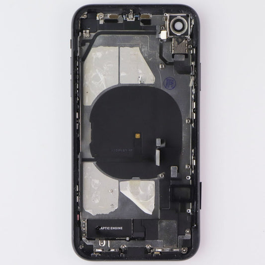 Repair Part - Back Glass Housing with Frame for Apple iPhone XR - Black (A1984) Cell Phone - Replacement Parts & Tools Apple - Simple Cell Bulk Wholesale Pricing - USA Seller
