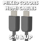 Generic (5-foot or more) HDMI to HDMI 1080i Cable - Mixed Color / Mixed Style TV, Video & Audio Accessories - Video Cables & Interconnects Unbranded - Simple Cell Bulk Wholesale Pricing - USA Seller