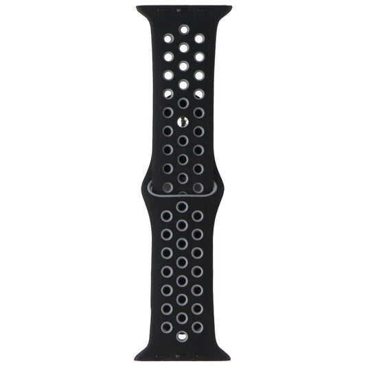 Silicone Sport Band for Apple Watch (49/45/44/42mm) Cases - Black/Gray Smart Watch Accessories - Watch Bands Unbranded - Simple Cell Bulk Wholesale Pricing - USA Seller