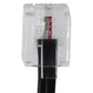 (10-Foot) RJ11 Universal Telephone Extension Flat Cord - Black Home Telephones & Accessories - Cords, Jacks & Plugs Unbranded - Simple Cell Bulk Wholesale Pricing - USA Seller