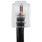 (10-Foot) RJ11 Universal Telephone Extension Flat Cord - Black Home Telephones & Accessories - Cords, Jacks & Plugs Unbranded - Simple Cell Bulk Wholesale Pricing - USA Seller