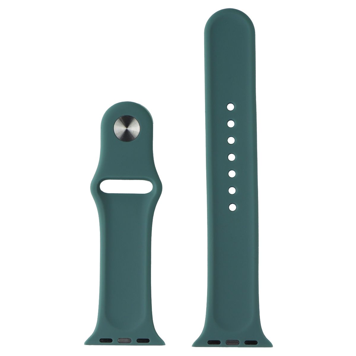 Generic Silicone Band for Apple Watch (38/40mm) M/L Band + Clasp - Sea Green Smart Watch Accessories - Watch Bands Unbranded - Simple Cell Bulk Wholesale Pricing - USA Seller